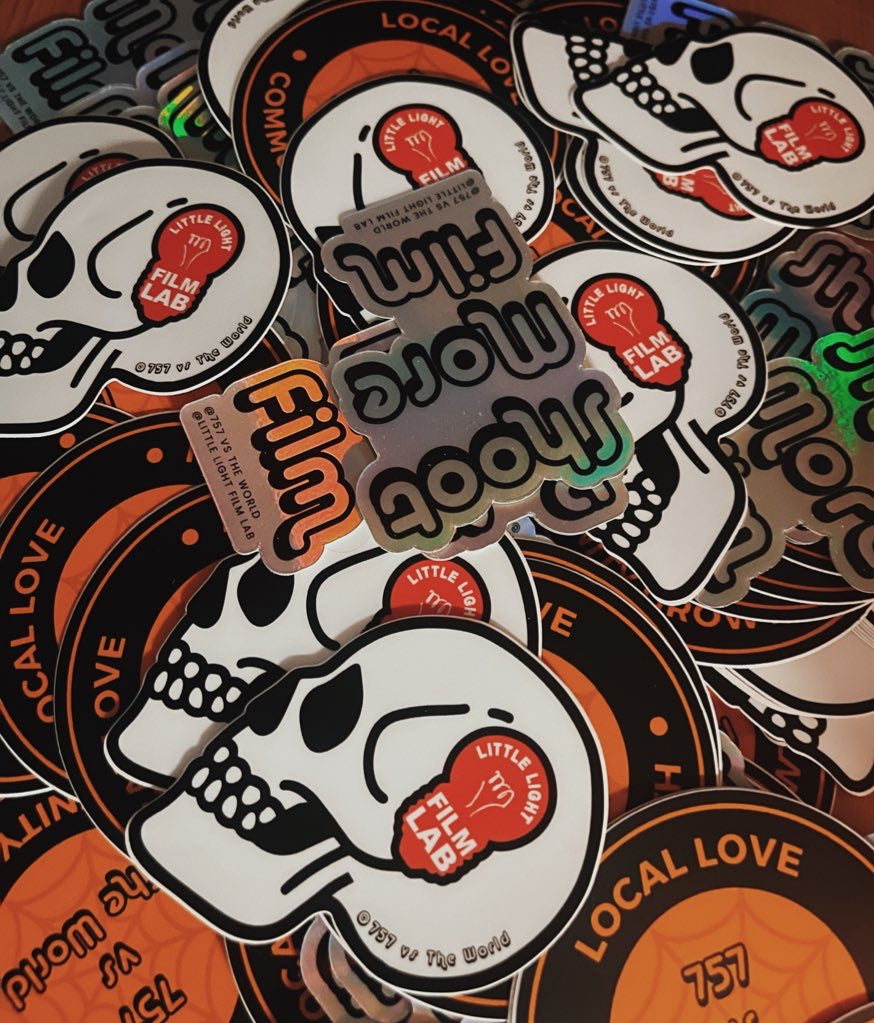 Shoot More Film Holographic Sticker